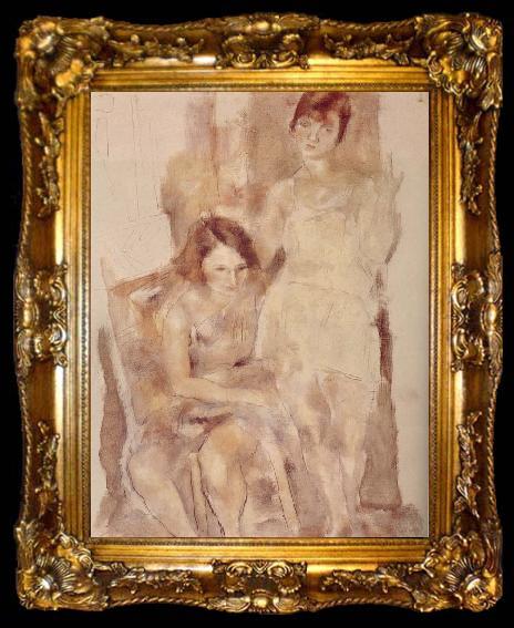 framed  Jules Pascin Jinede and Miliu, ta009-2